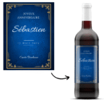 Bouteille anniversaire à personnaliser