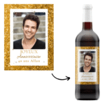 ANNIVERSAIRE | Bouteille à personnaliser Gold