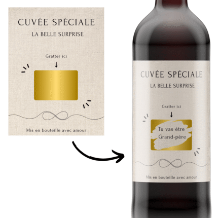 bouteille à gratter cuvée surprise