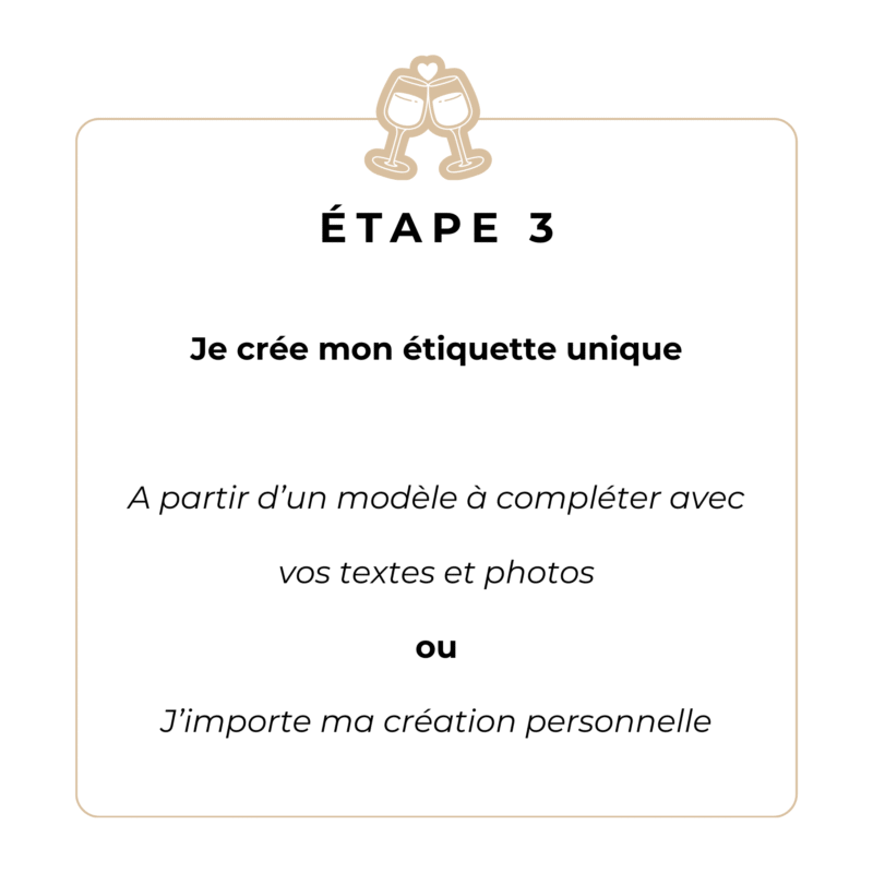 formule vin mariage personnalisé